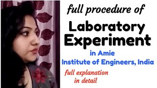 Laboratory experiment of Amie Institute of Engineers|| lab   || how to attend lab sessions of Amie