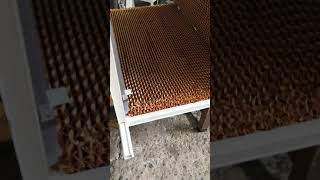 Upvc duct air cooler with duel pad