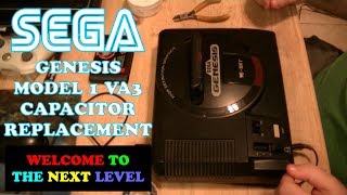 Sega Genesis Model 1 VA3 Cap Replacement