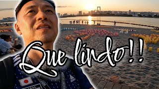 E O MEU DIA TERMINOU ASSIM 🥰 | FESTIVAL DAS LANTERNAS EM ODAIBA - TOKYO