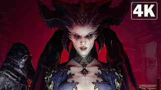 Diablo 4 Lilith Vs Priest Church Scene 4K