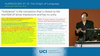 The Origin of Language - 12-2 - Charles Peirce 1 - Lecture