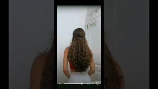 ★cute hairstyle for curly hairs★ #aesthetic #fypシ #hairstyle #curlyhair #lavendergirl