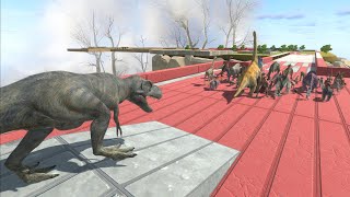 Trying to escape from Old Goat Rex - Animal Revolt Battle Simulator