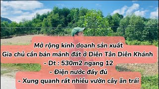 Gia chủ cần bán mảnh đất ở Diên Tân Diên Khánh . Giá 395 triệu