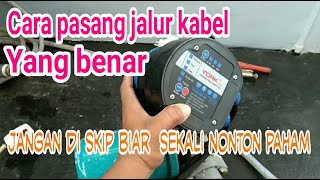 Cara pasang kabel otomatis pressure pompa air anti cetak cetik york