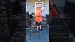 Oddly satisfying pressure washing asmr