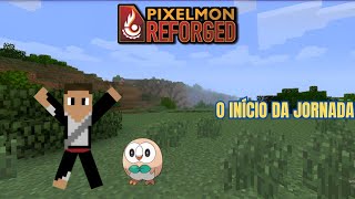 NOVA SÉRIE! Pokémon + Minecraft. O início da jornada Pokémon no Minecraft. Pixelmon Ep.1