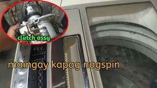 Lg Automatic Washing Machine Maingay Kapag Nag Spin | Paano Baklasin Clutch Assembly