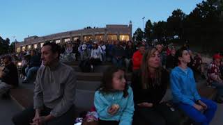 Mount Rushmore evening lighting ceremony 360 degrees