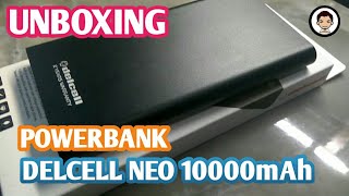 Unboxing Powerbank Delcell Neo 10000mAh