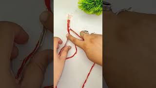 🌈DIY Handmade Rakhi 🧵  #rakhi #rakshabandhan2024 #craftermadhu