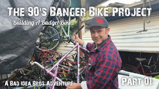 Building Retro 90's Mountain Bikes From Scrap Parts!