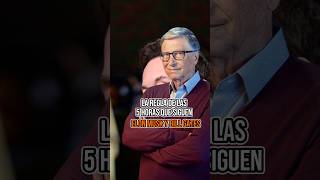 La Regla de las 5 HORAS que siguen Elon Musk y Bill Gates para SER MÁS PRODUCTIVOS 😮📝 #SHORTS