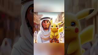 Pikachu vô tình rơi xuống bể nước