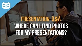 Where can I find photos for my presentation?