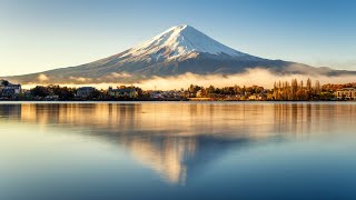 Time-lapse Video of Clouds Over Mount Fuji | Shorts