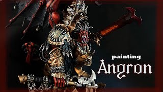 Painting Angron, Daemon Primarch of Khorne!