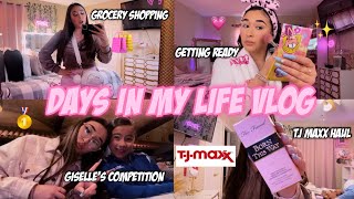 DAYS IN MY LIFE VLOG: grocery shopping, Tj maxx haul, dance competition, & parties