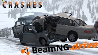 BeamNG Drive - Spectacular Crashes and Smashes #19