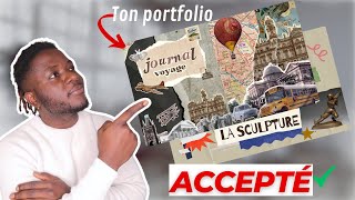 Comment créer un portfolio PARFAIT ( Pour un entretien d’admission, stage, prépa.) Facile et Rapide