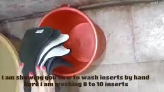 How to wash Inserts by Hand- Malayalam