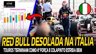 RED BULL 4ª FORÇA NO GP ITÁLIA, ENQUANTO COLAPINTO JOGA DURO EM SUA ESTREIA NA F1