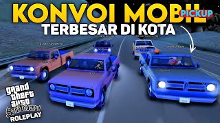 KONVOI MOBIL PICKUP TERBESAR DI KOTA STATESIDE ROLEPAY | GTA SAMP INDONESIA