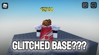 How to Make a Glitched Base in The Chosen One... (Roblox)