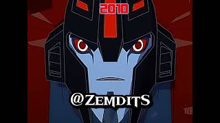 Starscream Evolution REMAKE Especial um ano de canal(atrasado) #transformers #decepticons #shorts