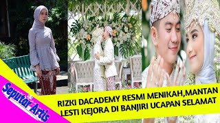 Rizki Dacademy resmi menikah,mantan lesty kejora dibanjiri ucapan selamat