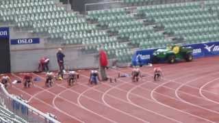 100m G16 finale - Tjalvelekene 2013