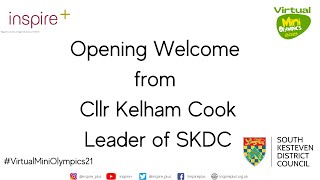 Virtual Mini Olympics Welcome from Cllr Kelham Cooke