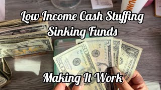 CASH STUFFING SINKING FUNDS 2024|Low Income Cash Envelope Stuffing Envelopes #cashstuffing