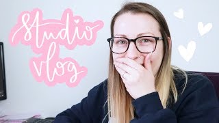 STUDIO VLOG (Kickstarter prep, cats, plants & big news)