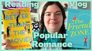 📚 POPULAR ROMANCE READING VLOG 📚 Better Than The Movies & The Friend Zone | Reading Our TBR Series