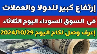 سعر الدولار اليوم/اسعار الدولار في السوق السوداء اليوم في مصر الثلاثاء 2024/10/29