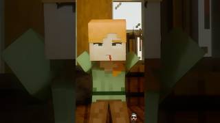 Herobrine saving Alex animation 😀 #shorts  #minecraft #herobrineanimation #minecraftanimation