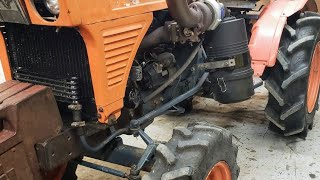 Kubota b6100 turbo bush hogging. PURE SOUND