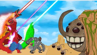 Rescue GODZILLA & KONG vs QUEEN GRUMBLE DOORS Roblox: If Boundary Changes? - FUNNY CARTOON