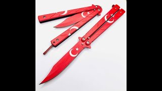 21 Cm Benchmade Marka Ay Yıldız Kelebek Bıçak Tanıtım Videosu