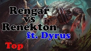 Dyrus - Rengar vs Renekton (Crystal) - Top - Diamond I