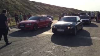 BMW 335i E93 BMS st2 vs AUDI S5 3.0T st2