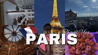 PARIS Travel Vlog🇫🇷|Eiffel Tower at night+Nights out in Paris+Galeries Lafayette shopping|MonnyLagos