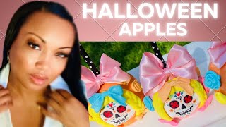 How to Make Halloween Candy Apples - I’m Tired Sis!