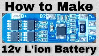 How to Make 12v Lithium Ion Battery | Rechargeable 12v Battery Banane Ka Tariqa | Practical Sikho