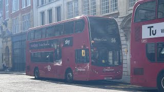 Stagecoach London: Route 56 (12150 LX61DCV) Alexander Dennis Enviro 400H 10.2m