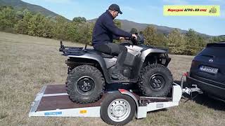 Ремарке за ATV TR 350/400, представено от Меркурий Агро и Ко