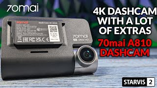 4K Dashcam With A Lot of Features - 70mai A810 Dash Cam