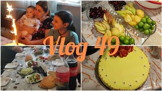 Qaynanamın ad günü🥳Hazırlıqlarımız.Təmizlik Vlog 49